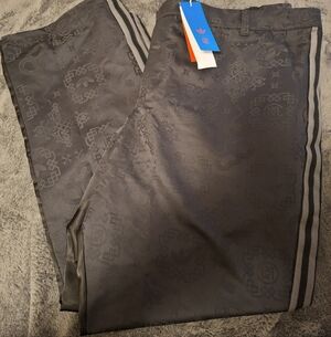 Adidas Charcoal Patterned Joggers
